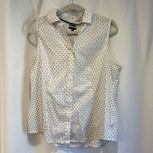 Talbots sleeveless anchor shirt, size 14. Never worn.